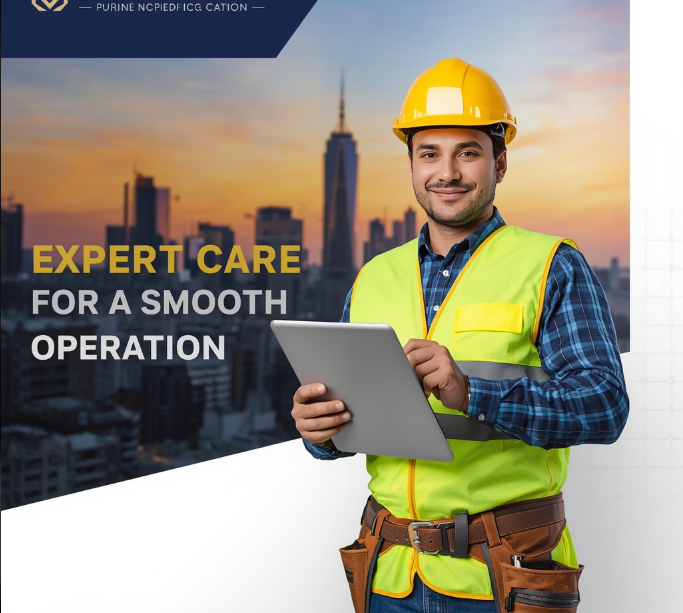 Professional team performing eco-friendly site maintenance