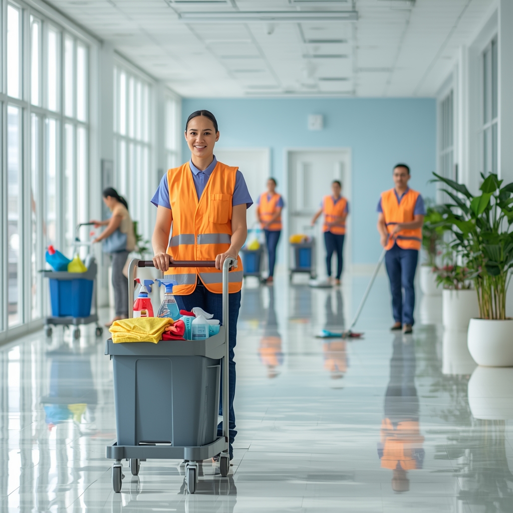 Before and after comparison of a maintained outdoor facility